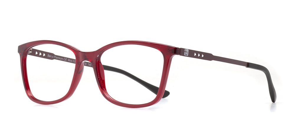 BENX PREMIUM Eyeglasses Teenage Woman Rectangular Full-Rimmed Grilamid (TR90) Unfiltered BXPRM 5281-15